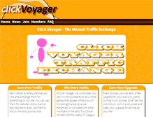 Tablet Screenshot of clickvoyager.com